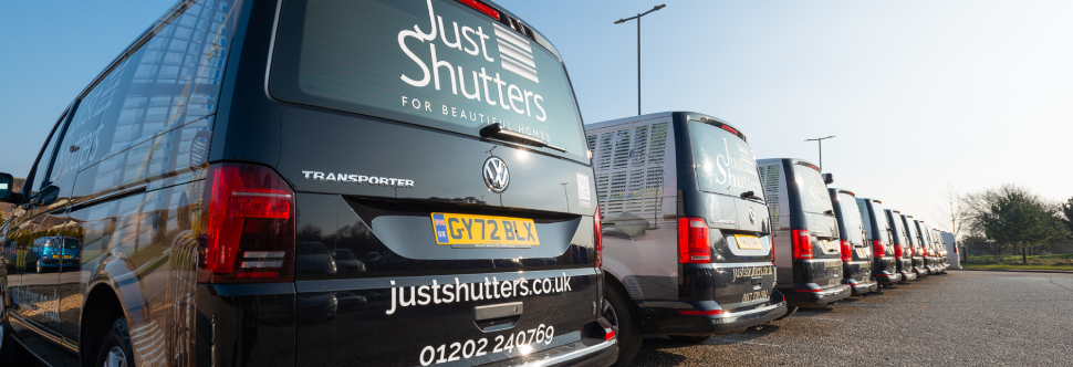 Just Shutters line of vans